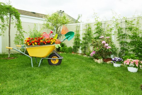 Marketing cookie illustration for a gardening service site