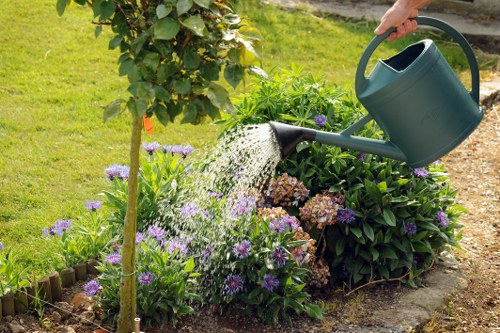 Local transfer station process for garden waste recycling